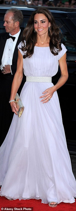 Kate first showcased her lilac Alexander McQueen dress in 2011