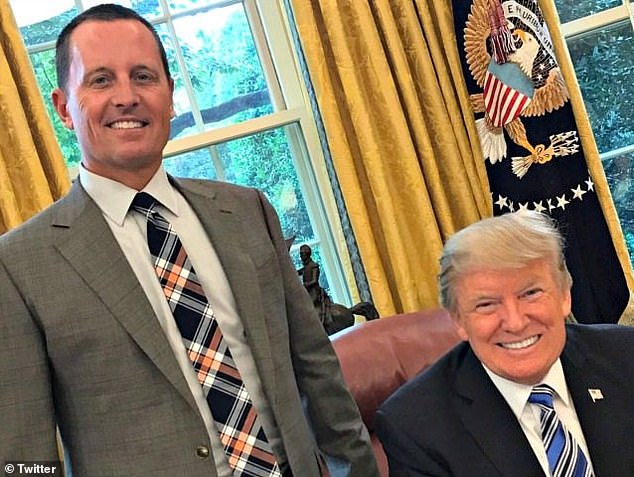 Potential Secretary of State Ric Grenell with Donald Trump