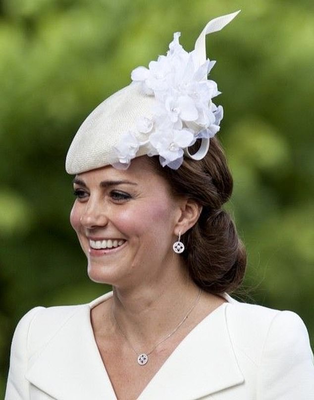 Kate owns Mappin & Webb's Empress necklace and earring set, pieces she has worn on several special occasions