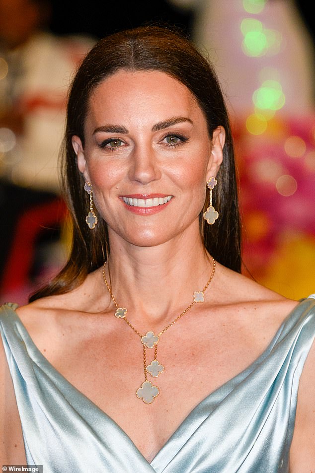 Kate has also worn pieces from Van Cleef & Arpels' Magic Alhambra collection