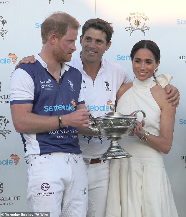 A still from Harry and Meghan's new Netflix docuseries Polo that was released on December 10