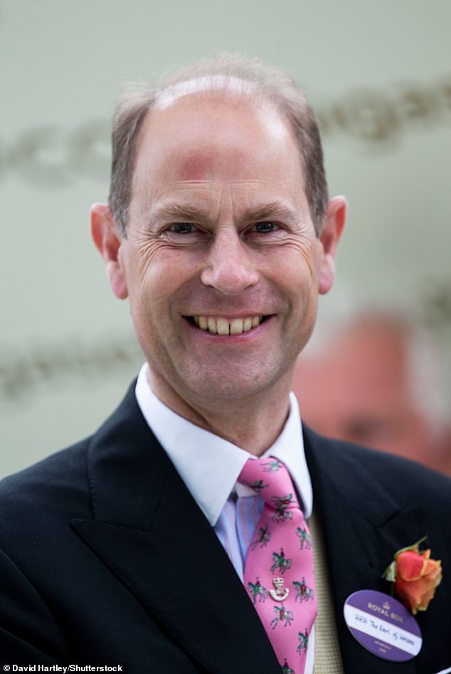 Queen Elizabeth's son, Prince Edward, at Royal Ascot in 2018