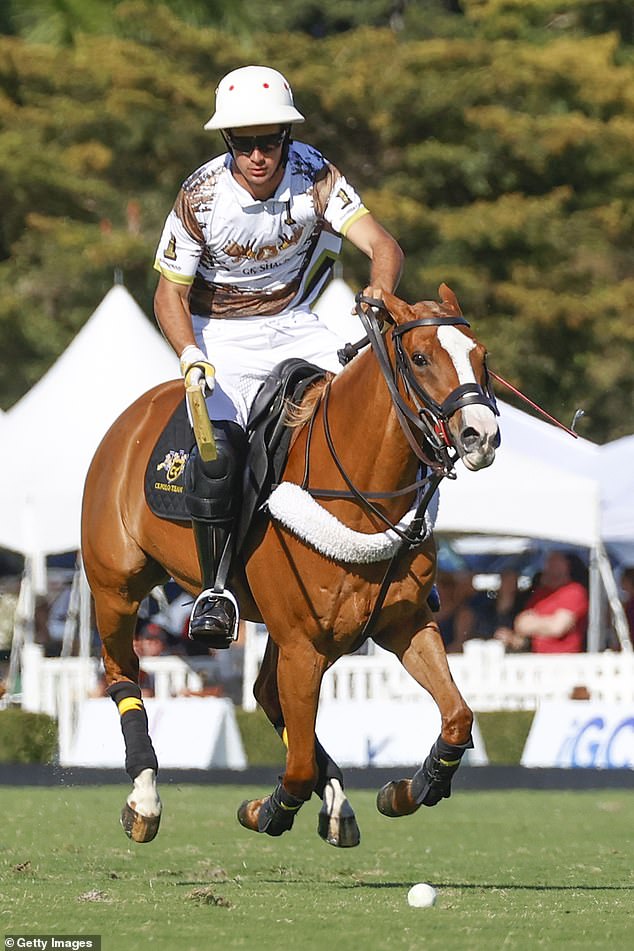 Kristos 'Keko' Magrini (pictured) has previously played in a game of polo against Prince Harry and along with Timmy Dutta and Poroto Cambiaso, makes up a new generation of the sport