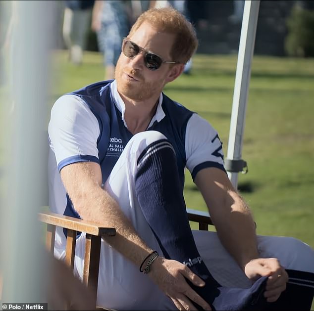 Prince Harry and Meghan's latest Netflix project Polo was released today, but the Duke cuts a surprisingly low-key figure