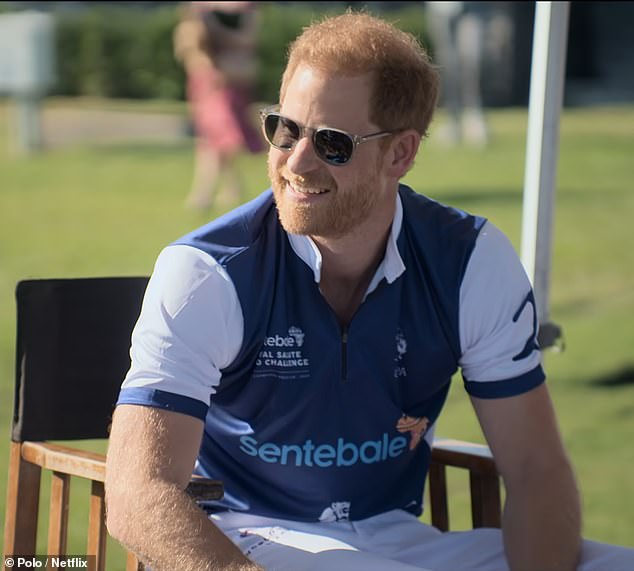 The Duke appeared in great spirits as he chatted to the other polo players - but gave few insights into his own life