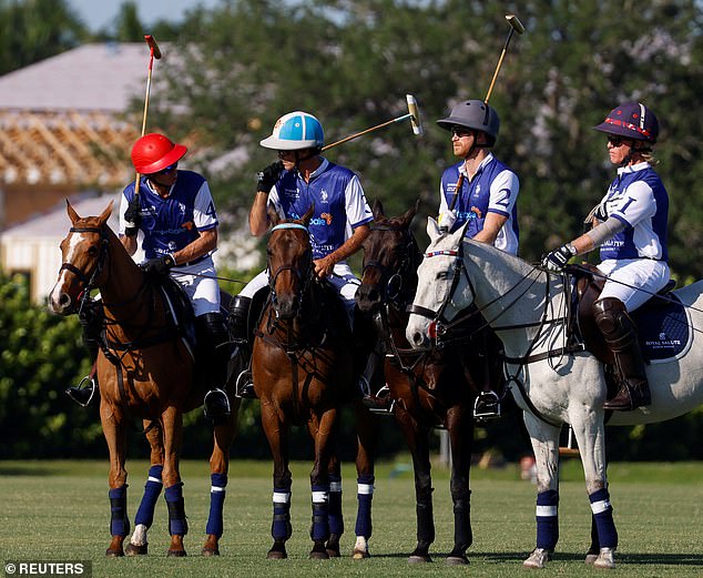 The Duke captains one of three teams taking part in the match, which will raise funds for his charity Sentebale