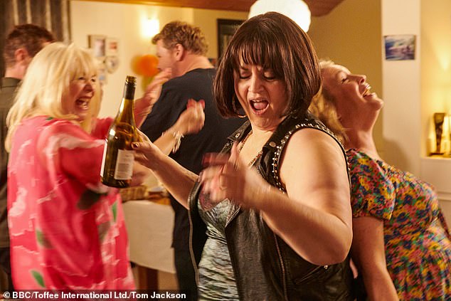 Joanna Page and Mathew Horne in Gavin and Stacey: The Finale