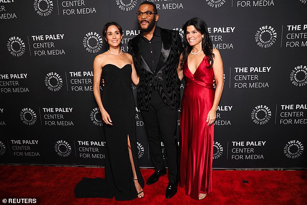 The dynamic duo also posed with Maureen J. Reidy, President & CEO of The Paley Center for Media