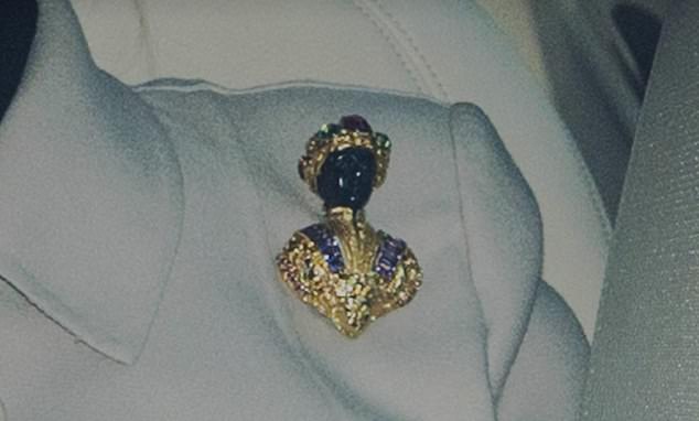 Once extremely popular, jewellery of this sort is now considered to be offensive due to its depiction of an African or non-European male as a servant