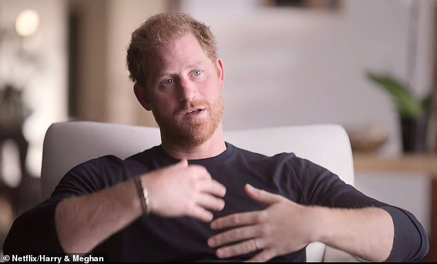 In the documentary, Harry describes a 'huge level of unconscious bias' in the Royal Family