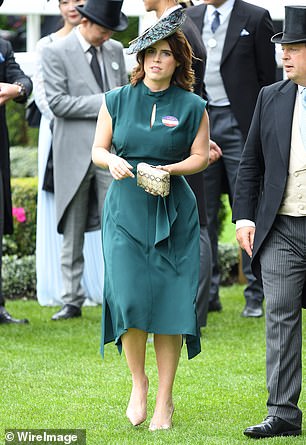 The royal's waist is the first thing you admire when      you see her in this Cefinn dress in 2019