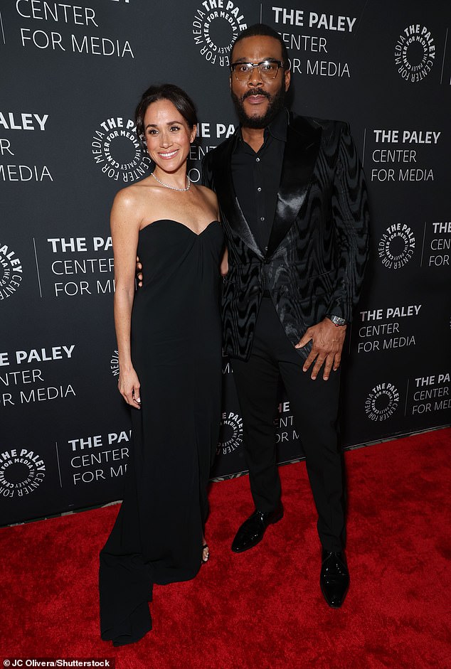 The Suits star was there to cheer on Perry, 55, as the Paley Center for Media honored the visionary director, actor and philanthropist with a once-in-a-lifetime celebration of his career