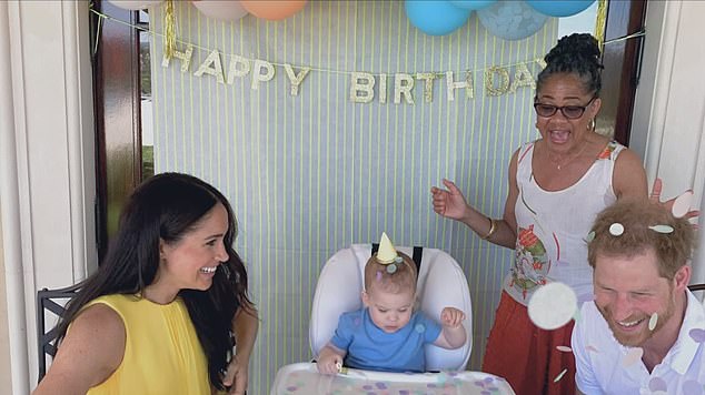 Adorable footage showed Archie's birthday party - which viewers first caught a glimpse of in the first three instalments of the documentary series