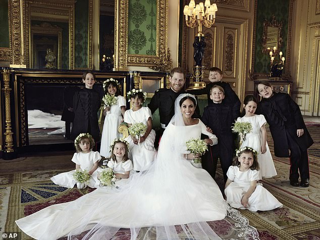 Jessica and Ben Mulroney's three children feature in Harry and Meghan's wedding photos