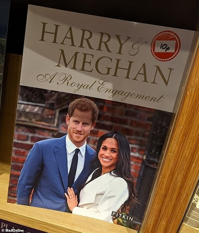 In February, a book telling the story of Prince Harry and Meghan's engagement was on sale for just 10p at Windsor Waterstones - after being reduced from £7.99