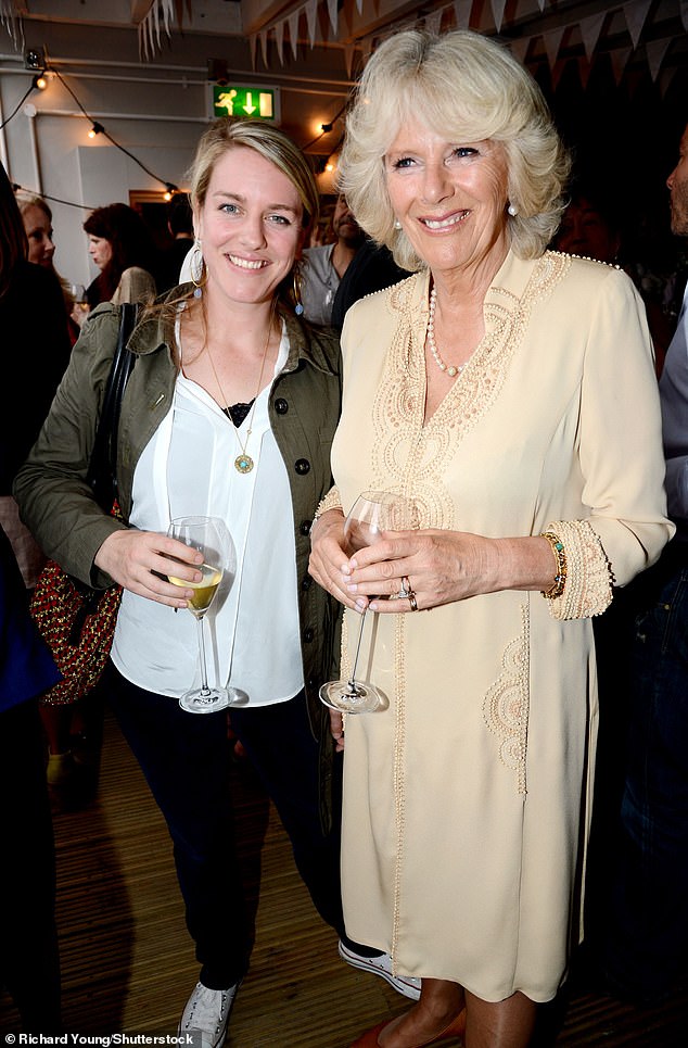 Camilla with her daughter Laura Lopes, at Tom Parker Bowles book launch event in 2012