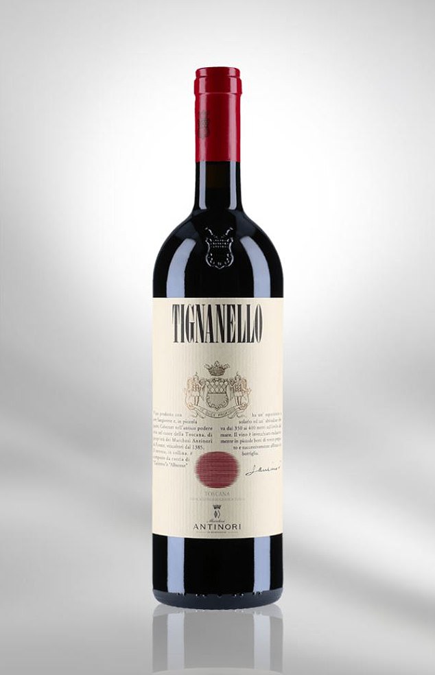 Meghan's beloved Tignanello wine - one of the first so-called 'super Tuscans' created by Italian wine makers in the 1970s