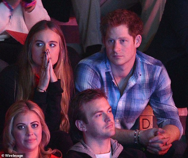 Cressida and Prince Harry a charity event to bring young people together at Wembley Arena on March 7, 2014