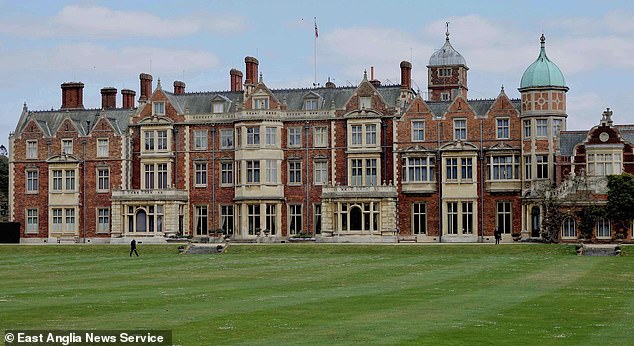 Meghan joined the Royal Family at Sandringham for the first time in 2017