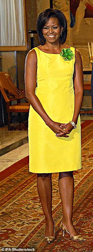 Michelle Obama wore this Jason Wu dress for a  meeting in Rome in 2009