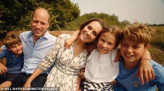 The Prince and Princess of Wales in the original image, part of a video issued on September 9