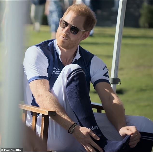 In Prince Harry and Meghan's latest Netflix project Polo, the Duke cuts a surprisingly low-key figure