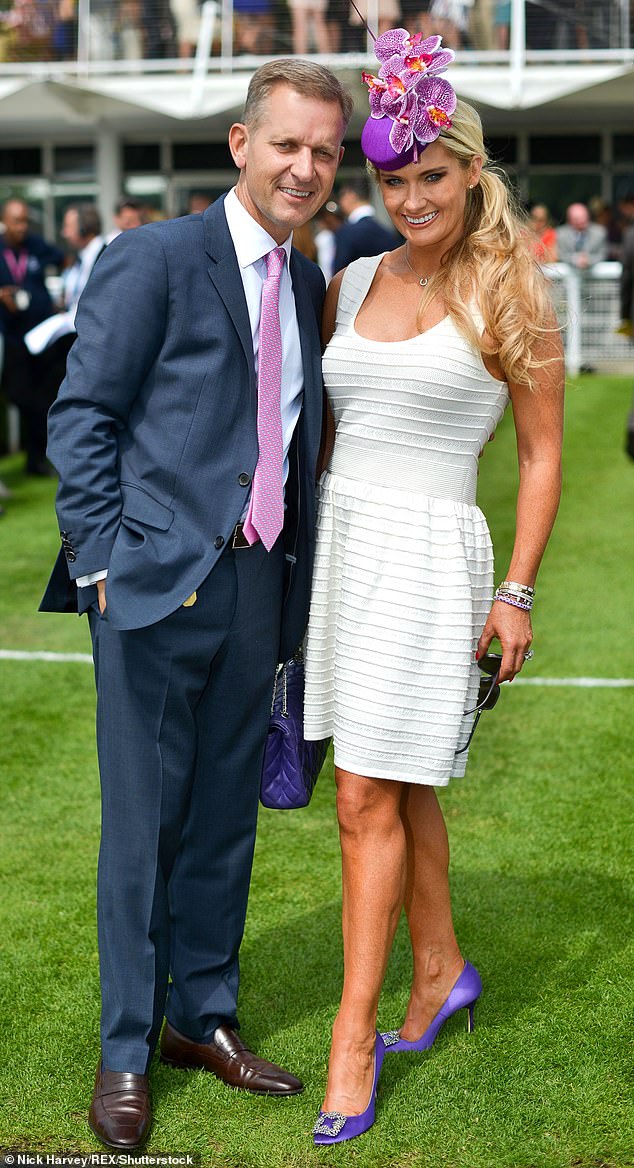 Jeremy's Kyle's former wife Carla Germaine (pictured together at Goodwood Horse racing in 2014) allegedly cheated on the television presenter with a polo player