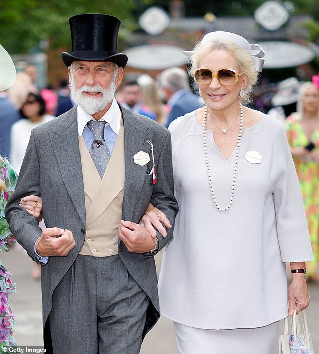 Prince Michael of Kent and Princess Michael of Kent during Royal Ascot in June last year