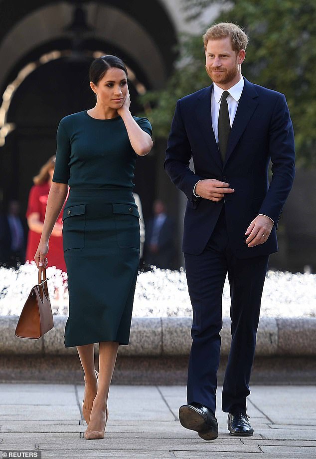 Prince Harry and his wife Meghan, the Duke and Duchess of Sussex, in 2018, before they abandoned Britain and the Royal Family to move to California