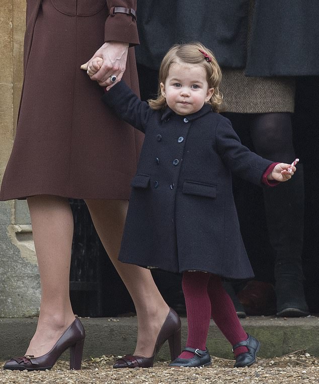 Princess Charlotte made her Christmas Day debut in 2016, attending St Marks Church in Englefield, Berkshire, with her family