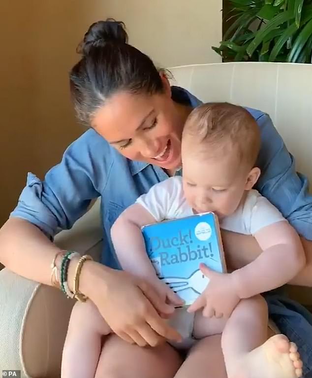 Oprah gifted Archie, now five, a library of books when he was born. It is a 'standard gift' that the talk show host gives 'people that she really cares about', according to an interview with Access Hollywood