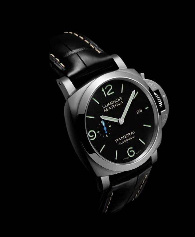 A Panerai Luminor Marina watch was also swiped by the thief