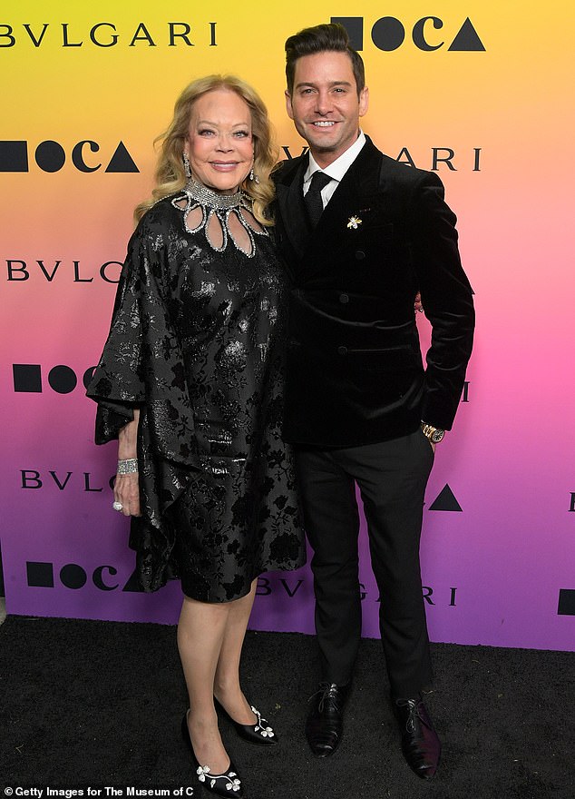 Candy Spelling (pictured with Josh Flagg) and her late husband TV producer Aaron Spelling's $23M Malibu beach house was destroyed in the wildfires