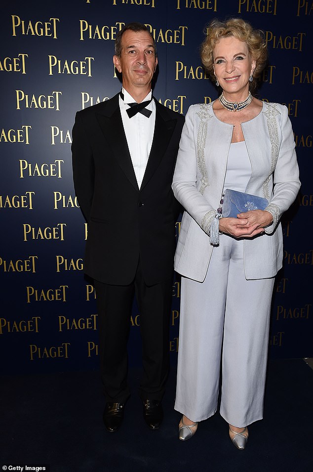 Princess Michael of Kent, pictured with Philippe Leopold Metzger, is estimated to be worth £3.9million