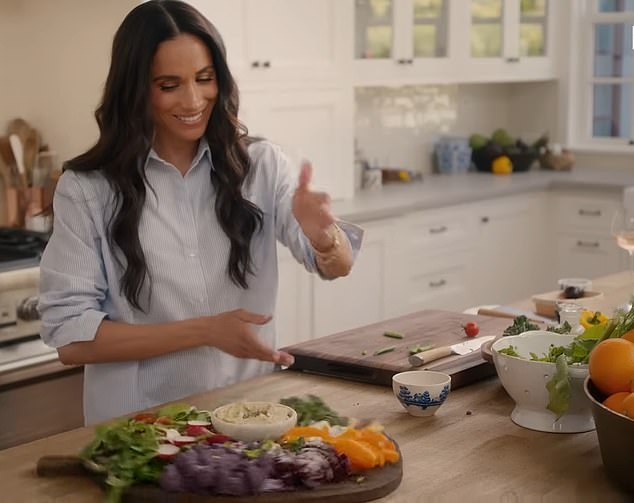 The Duchess's latest venture is a cooking show on Netflix, With Love, Meghan, promoting friendship and family as well as good food