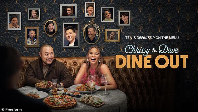 Together with chef David Chang, Chrissy hosts a five-episode dinner party talk show - Chrissy & Dave Dine Out