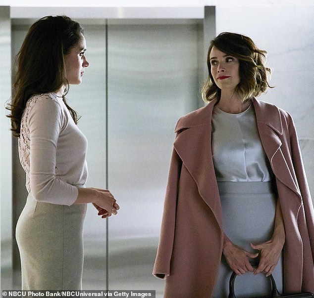 Pictured: Meghan Markle as Rachel Zane, Abigail Spencer as Dana Scott in 'God's Green Earth' Suits episode