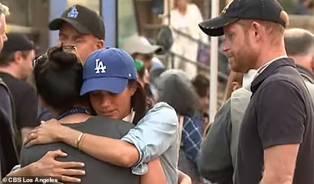 Meghan and Harry were comforting LA fire victims last week amid the chaos