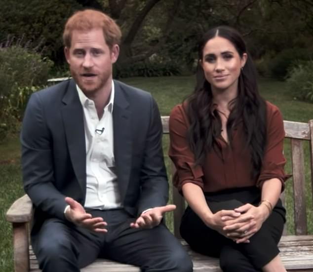 The Duke and Duchess of Sussex urged Americans to 'reject hate speech, misinformation and online negativity' and register to vote in the 2020 US election