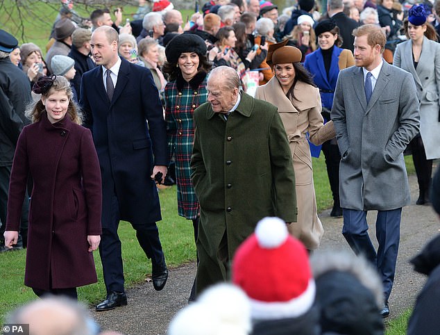 'It's just like a big family like I always wanted,' Meghan said about her first royal Christmas. 'And there was just this constant movement and energy and fun'