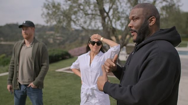 Hollywood tycoon Tyler Perry famously offered up his private jet for their so-called 'freedom flight' to relocate the couple from their home in Vancouver to his $18 million Beverly Hills mansion