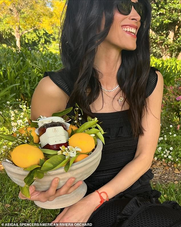 Meghan's pal Abigail Spencer helped promote the duchess's American Riviera Orchard jam on Instagram