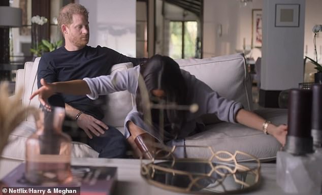 Much was made of Meghan's theatrical bow during Netflix's Harry & Meghan docuseries - but some don't believe the former actress wouldn't know she would have to curtsey to the Queen