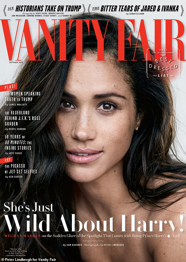 It seems the relationship soured between the pair when the Duke and Duchess of Sussex allegedly accused Vanity Fair of publishing a 'racist headline' on her cover story in October 2017