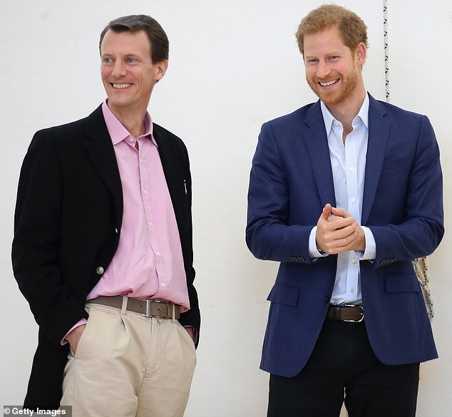 Prince Joachim now lives in Washington DC, so the journey will not be too far to make