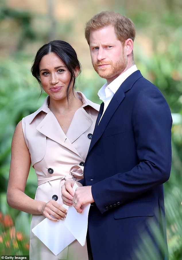 If the Sussexes (pictured in 2019) want to come back to the royal fold, it has been suggested they could follow Edward and Sophie's example and dedicate themselves to royal duties