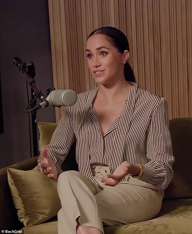 Meghan premiered her podcast Archetypes - aimed at empowering women by breaking down gender stereotypes - in 2022