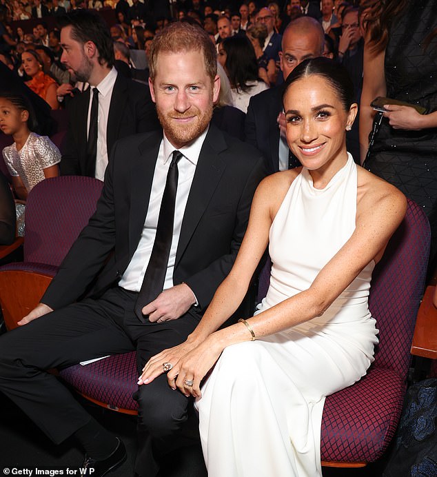 Harry and Meghan attend the 2024 ESPY Awards at Dolby Theatre in July 2024 in California