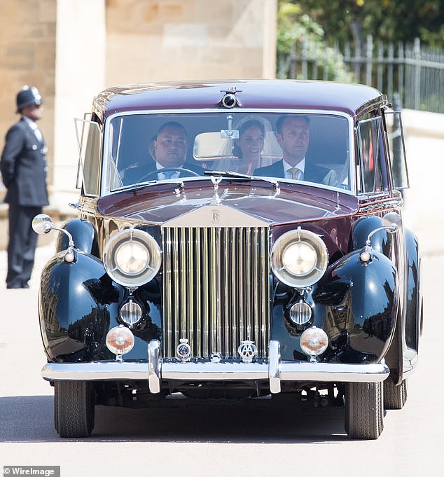 Magnificent in its own right, the maroon-coloured Phantom IV transporting Meghan and her mother Doria Ragland from the Cliveden House Hotel to the chapel had a rather unique history