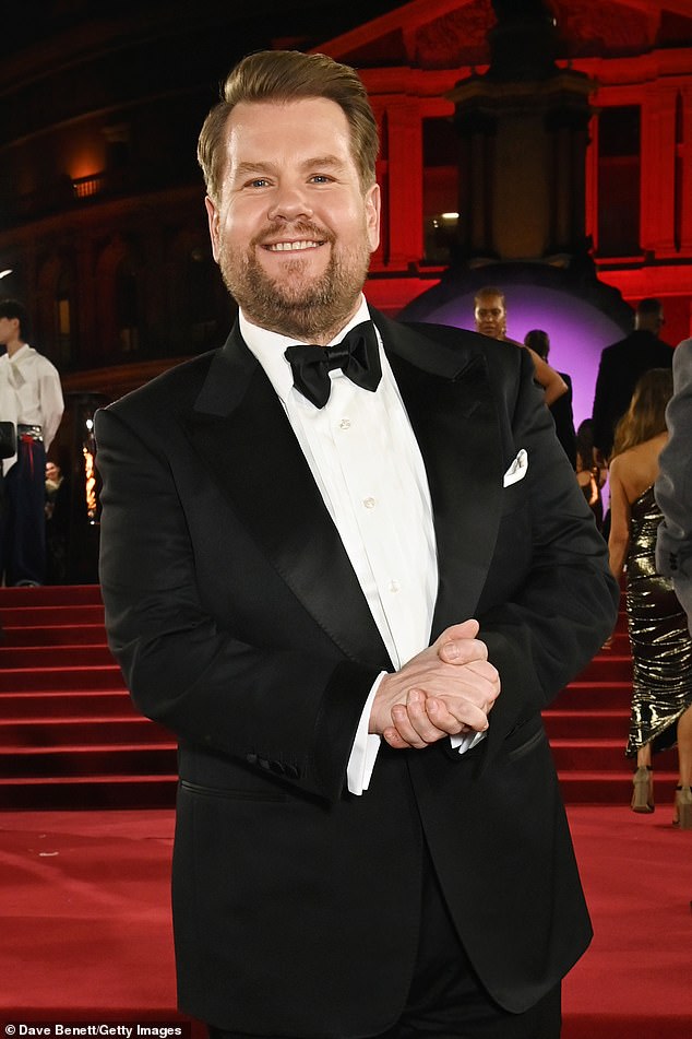 James Corden has posted a message about 'falling with nothing to hold onto,' hours after MailOnline spilled all on his secret row with Prince Harry